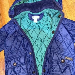 Rich navy color polo jacket size 18months